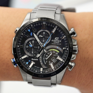卡西欧手表eqb-501xydbxyd1100ydc-1a太阳能蓝牙，石英防水男腕表