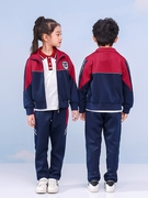 西服韩版学院风校服比赛中学生春秋外套定制小学生英伦风棒球服