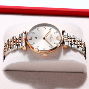 高档镶钻钢带外贸手表混批士手表时尚简约石英表品牌女