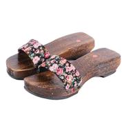 中国风木屐女夏季拖鞋，女士家居拖鞋套，趾凉拖和服古风舞蹈木屐