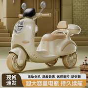 儿童电动摩托车可坐人三轮车小孩男女宝宝电瓶车充电遥控玩具车/