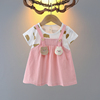 女童婴幼儿童短袖连衣裙夏装宝宝夏季洋气小童装裙子1一2-3岁衣服