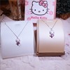 s925纯银hellokitty项链女小女孩，公主kt爱心锁骨，链六一儿童节礼物