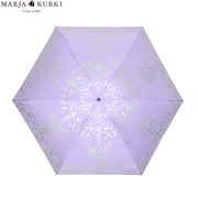 MARJAKURKI紫色复古遮阳伞防紫外线女太阳伞轻便雨伞折叠晴雨两用