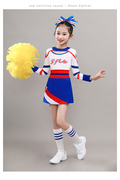 儿童啦啦操服装少儿拉拉队表演服竞技中小学生运动会女童足球宝贝