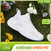 中国乔丹篮球鞋女鞋2024春夏透气老爹鞋女款运动鞋低帮休闲鞋