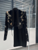 黑色小香风时尚套装女冬季高级感气质外套新中式半身裙两件套