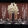 水晶烛台欧式婚庆路引道具酒店，装饰摆件软装样品，房现代玻璃蜡烛台