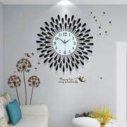 铁艺创意钟表挂钟客厅装饰时钟电子石英钟产品壁钟