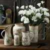 北欧田园风格陶瓷花瓶创意，复古做旧家居，园艺摆件餐桌干花水培器皿