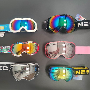 滑雪眼镜双层防雾可卡近视 男女成人 儿童滑雪镜 护目镜