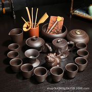 宜兴紫砂功夫茶具套装，家用泡茶碗，茶杯直供货制作