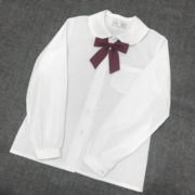 JK制服衬衫正统圆领尖领长袖短袖日本学生校服水手服