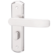 定制不锈钢卫生间门锁把手单舌厕所铝合金玻璃通用型家用无钥匙浴