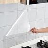 厨房自粘格子防油贴纸灶台耐高温透明防水家用瓷砖墙体用墙贴壁纸