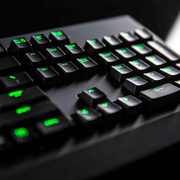 Razer雷蛇机械键盘套装黑寡妇标准绿轴104键RPGB电竞电脑游戏有线