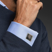跨境亚马逊彩色法式袖扣cufflinks高档轻奢几何衬衫西装男袖钉