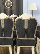 欧式餐椅套罩高档餐桌布椅子套罩凳子家用餐桌椅子套防滑坐垫套装