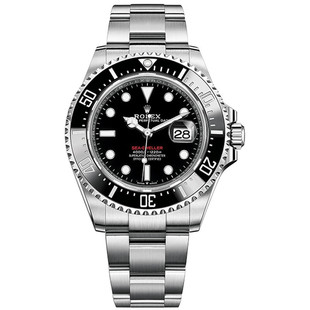 ROLEX劳力士手表海使型男表黑鬼王运动钢带机械表M126600-0001