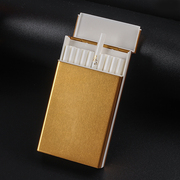 来福下拉弹盖烟盒20支装软包保护壳粗烟男女士加长细烟夹铝合金