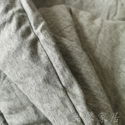 处理~单双人(单双人)纯棉针织，灰色空调被~时尚，薄款实用春秋被可水洗被子