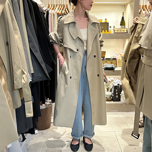 十三行女装2024春款今年流行的大衣高级感气质廓形外套中长款风衣