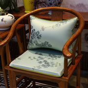 中式红木实木椅子坐垫圈椅太师椅餐椅家具家用薄款防滑夏座垫椅垫