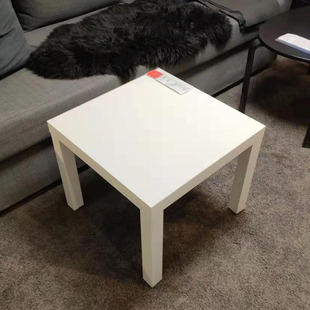 西安宜家 IKEA拉克边桌子 床头桌小茶几四方形桌咖啡桌儿童积木桌