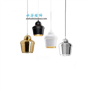 简约现代artek金属电镀单头装饰吊灯，创意时尚客餐厅卧室床头吊灯