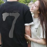 唐狮集团VARSDEN纯棉短袖t恤男女同款夏季2025新款美式潮牌高街短