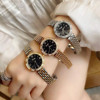 时装表时尚女士手表指针式指针式镶钻星空面钢带石英防水腕表