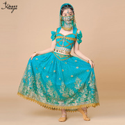 儿童印度演出服女童茉莉公主，裙敦煌舞台六一表演套装异域风情服装
