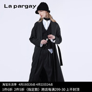 lapargay纳帕佳2023秋季花色，长袖西装时尚，复古印花个性长外套