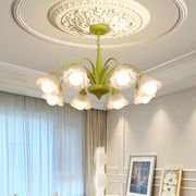 奶油风吊灯客厅灯现代简约大气欧式复古法式别墅客厅大吊灯高级感