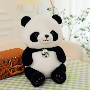 国宝熊猫公仔玩偶，可爱仿真大熊猫毛绒玩具送儿童节生日礼物布娃娃