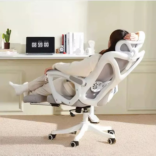 人体工学椅子可躺舒服久坐电竞家用舒适转椅升降电脑椅靠背办公椅