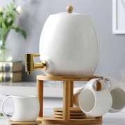 陶瓷耐高温大容量冷水壶家用凉水壶茶壶北欧水杯创意简约水壶