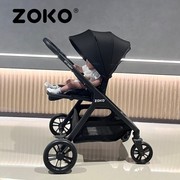 zoko高景观(高景观)婴儿推车可坐可躺轻便可折叠双向新生儿宝宝儿童手推车