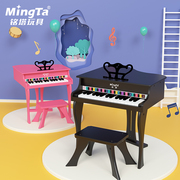 儿童钢琴玩具木质宝宝小孩早教音乐乐器弹奏家用30键机械立式三角