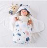 婴儿抱被纯棉秋冬新生儿，包被睡袋两用加厚保暖襁褓，被防惊跳蝴蝶被