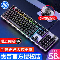 hp  惠普k500机械手感台式外接键盘