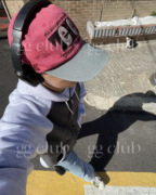 韩国小众棒球帽拼色 做旧鸭舌帽字母男女通用 ins风软顶