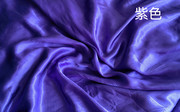 江南忆真丝 百分百桑蚕丝紫色纯色素绉缎1米10宽12姆米58元一米