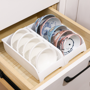 日本进口碗盘碟收纳架多功能厨房袋装调料品食品置物架沥水碗架