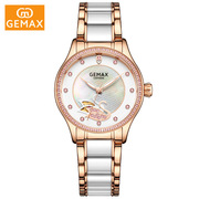 女士手表机械全自动防水瑞士 女手表品牌高级感 陶瓷手表