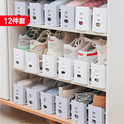 日本双层鞋托家用可调节鞋子置物架宿舍鞋柜鞋架节省空间收纳神器
