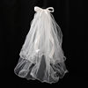 韩式新娘蓬蓬头纱，超仙多层婚纱新娘结婚头纱，领证简约旅拍造型头纱