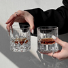 欧式高档威士忌酒杯家用复古水晶玻璃，洋酒杯啤酒杯，烈酒杯冰球杯子