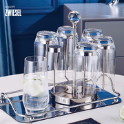 德国SCHOTT肖特水杯水晶玻璃杯透明凉水杯家用绿茶茶杯牛奶果汁杯