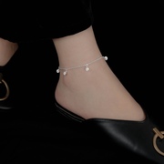 s925纯银铃铛脚链女会响有声音脚链子女款性感，脚链女2023小众设计